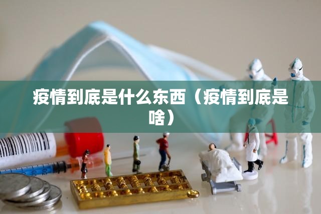 疫情到底是什么东西（疫情到底是啥）