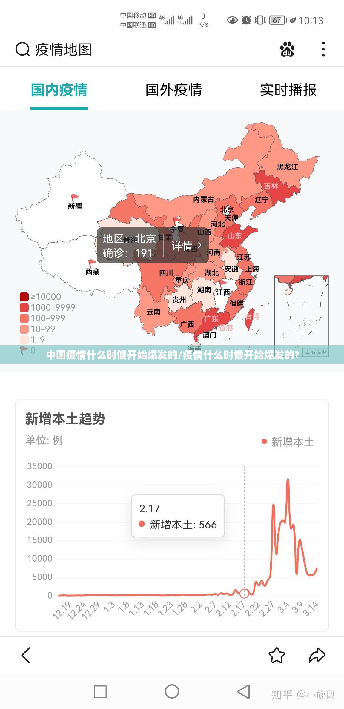 中国疫情什么时候开始爆发的/疫情什么时候开始爆发的?