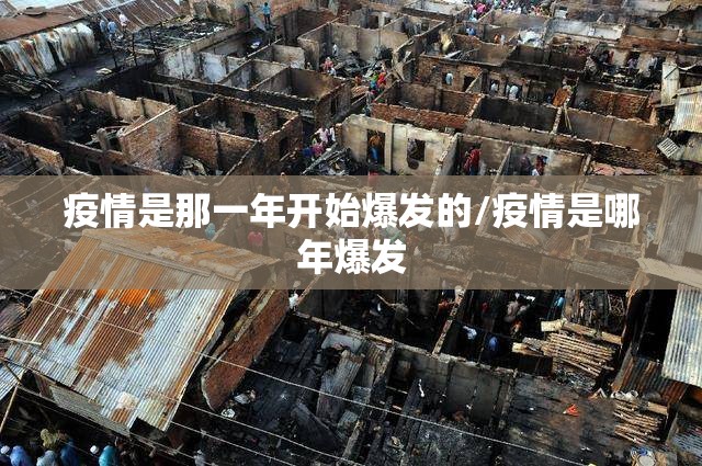 疫情是那一年开始爆发的/疫情是哪年爆发