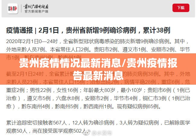 贵州疫情情况最新消息/贵州疫情报告最新消息