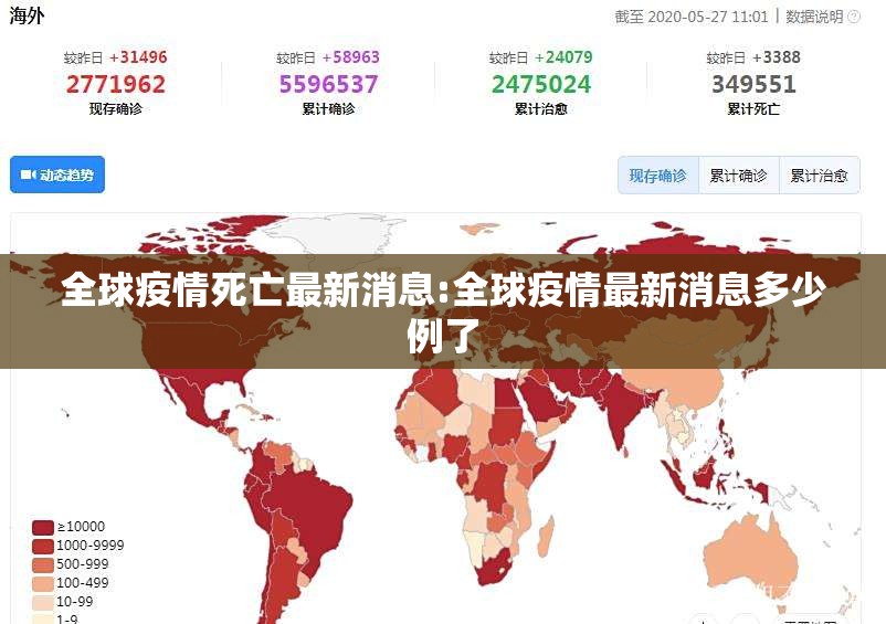 全球疫情死亡最新消息:全球疫情最新消息多少例了