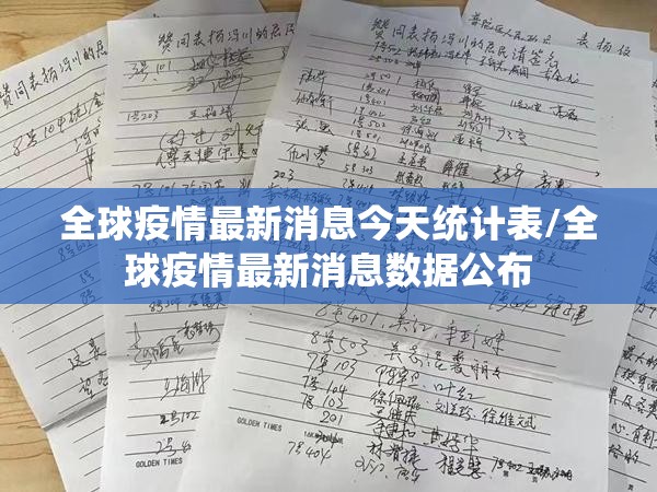 全球疫情最新消息今天统计表/全球疫情最新消息数据公布