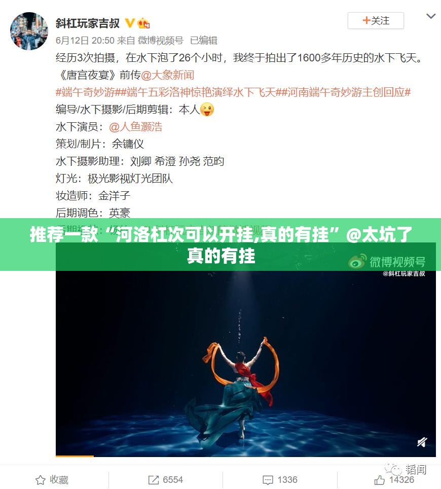 推荐一款“河洛杠次可以开挂,真的有挂”@太坑了真的有挂