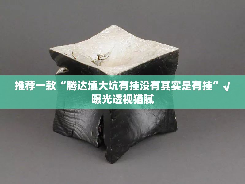 推荐一款“腾达填大坑有挂没有其实是有挂”√曝光透视猫腻