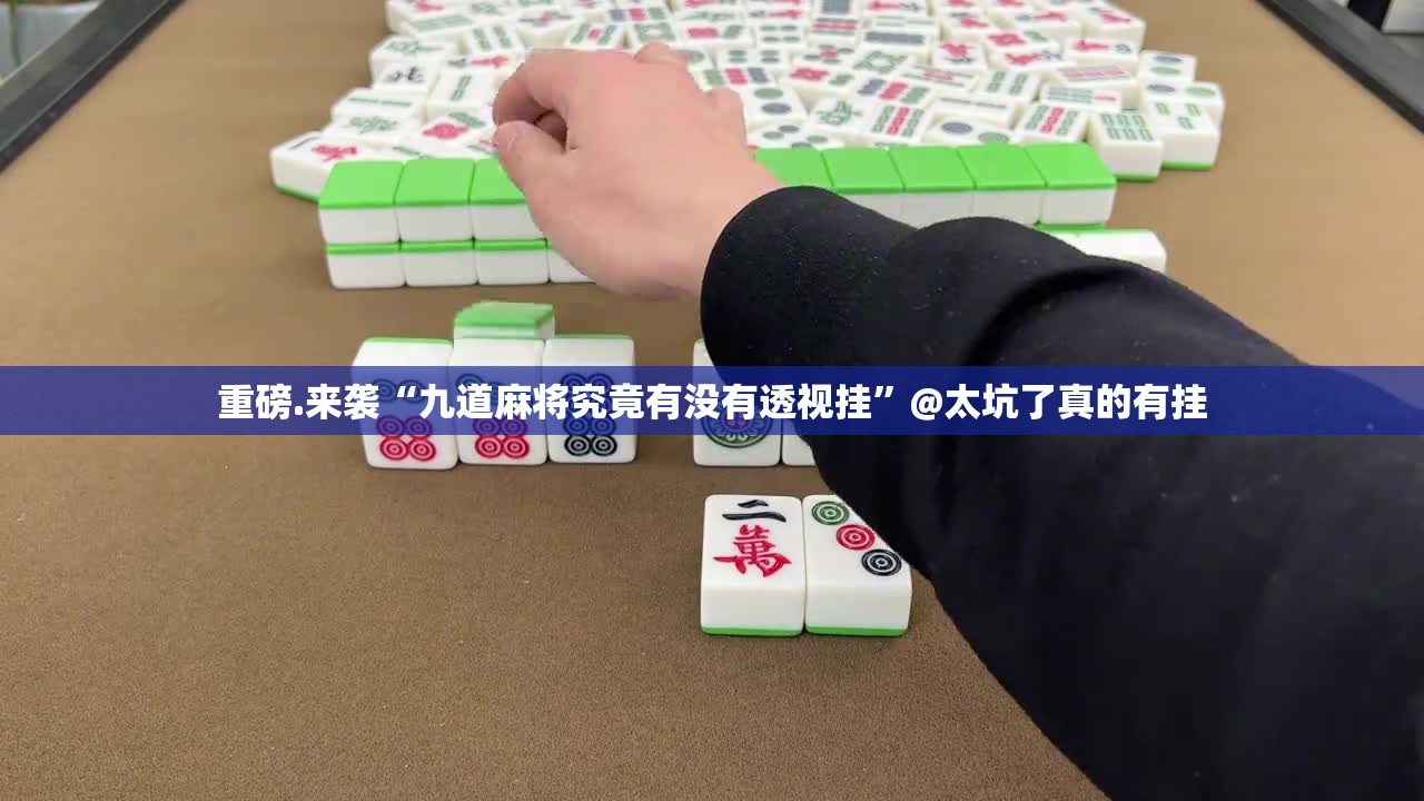 重磅.来袭“九道麻将究竟有没有透视挂”@太坑了真的有挂