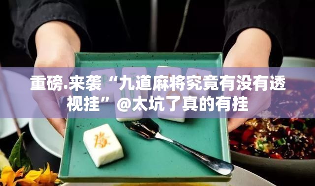 重磅.来袭“九道麻将究竟有没有透视挂”@太坑了真的有挂