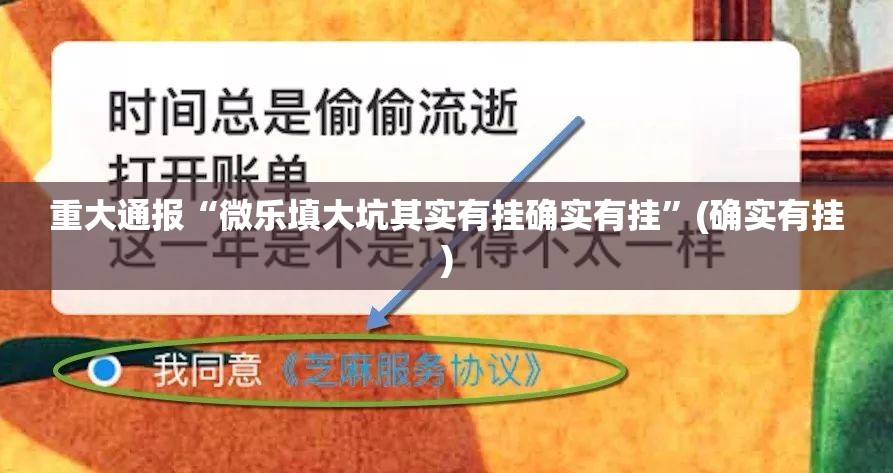 重大通报“微乐填大坑其实有挂确实有挂”(确实有挂)