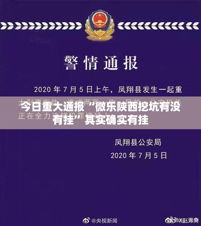 今日重大通报“微乐陕西挖坑有没有挂”其实确实有挂