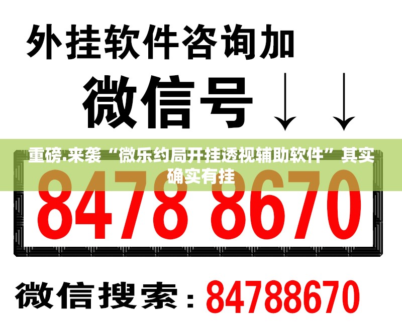 重磅.来袭“微乐约局开挂透视辅助软件”其实确实有挂