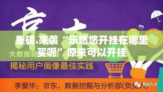 重磅.来袭“乐悠悠开挂在哪里买呢”原来可以开挂