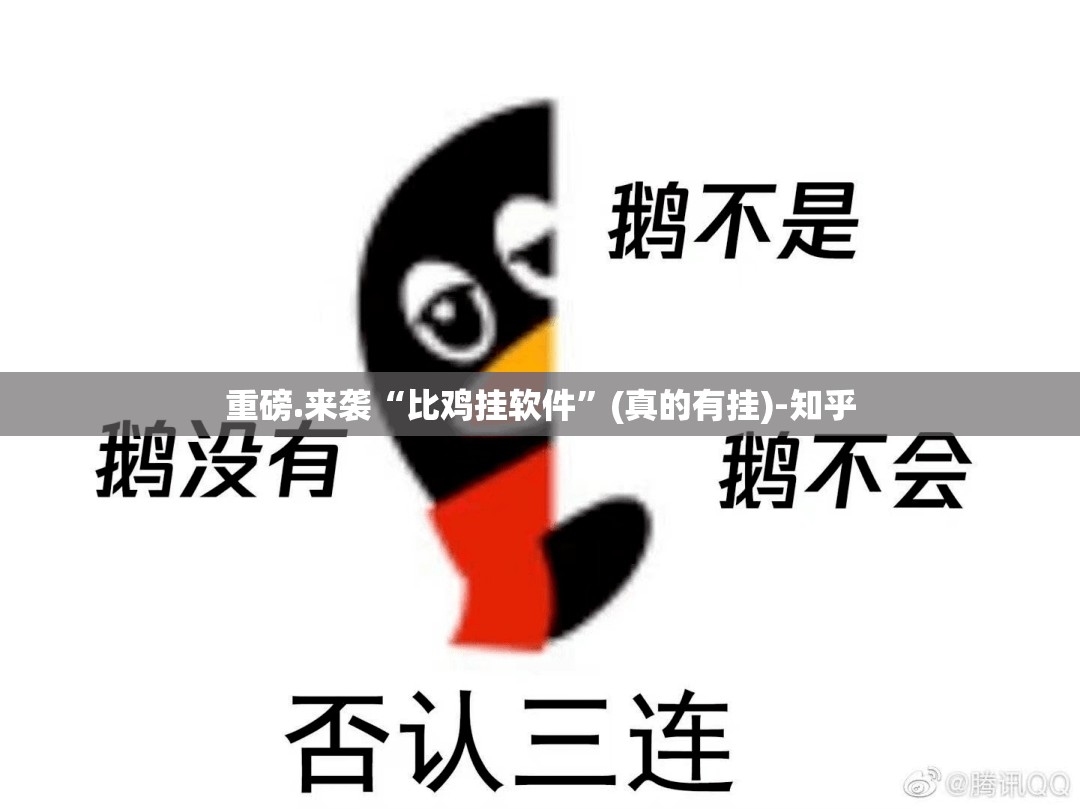 重磅.来袭“比鸡挂软件”(真的有挂)-知乎