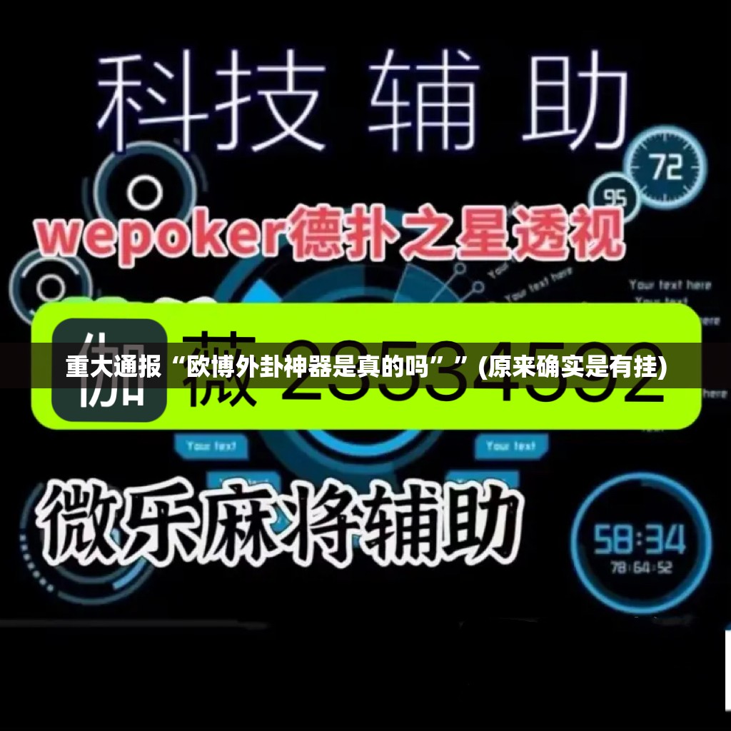 重大通报丫丫衡阳字牌果然有挂确实有挂√太坑了原来有挂