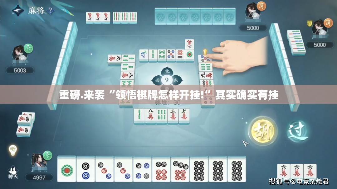 重磅.来袭“领悟棋牌怎样开挂!”其实确实有挂