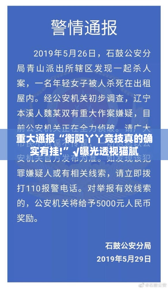 重大通报“衡阳丫丫竞技真的确实有挂!”√曝光透视猫腻
