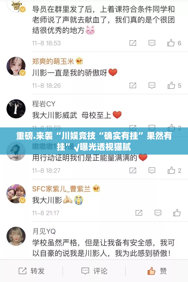 重磅.来袭“川娱竞技“确实有挂”果然有挂”√曝光透视猫腻