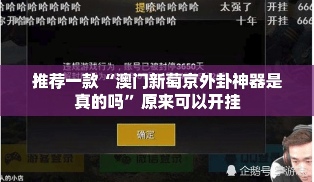 推荐一款新灵心真的可以开挂真的有挂确实真的有挂