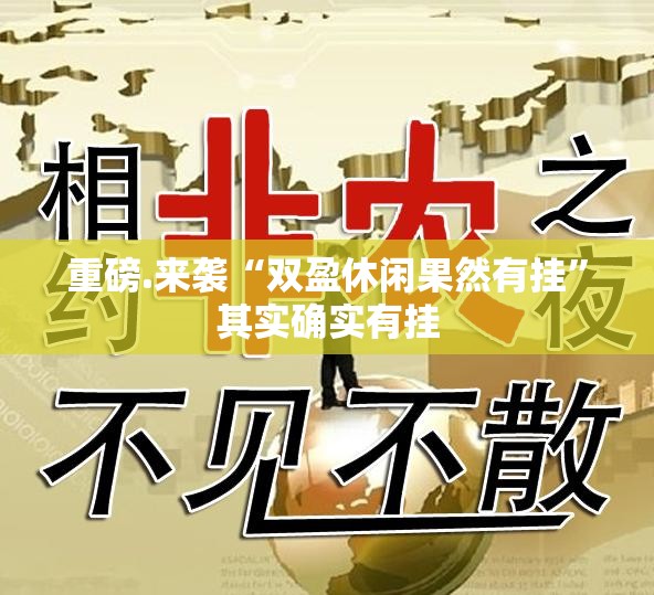 重磅.来袭“双盈休闲果然有挂”其实确实有挂