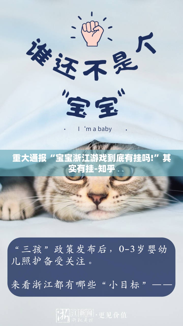 重大通报“宝宝浙江游戏到底有挂吗!”其实有挂-知乎