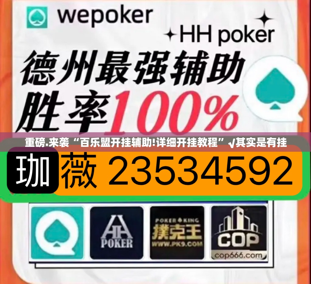 重磅.来袭“百乐盟开挂辅助!详细开挂教程”√其实是有挂