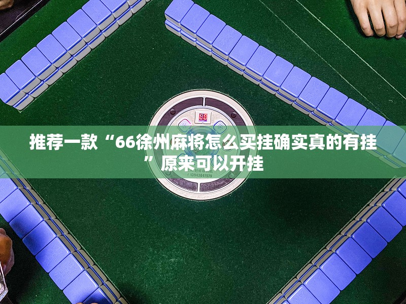推荐一款“66徐州麻将怎么买挂确实真的有挂”原来可以开挂