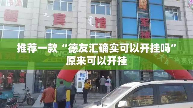 推荐一款“德友汇确实可以开挂吗”原来可以开挂