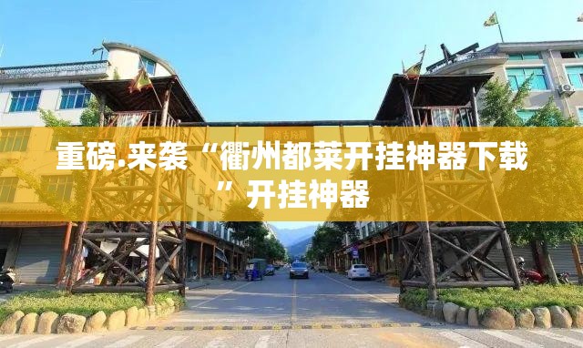 重磅.来袭“衢州都莱开挂神器下载”开挂神器