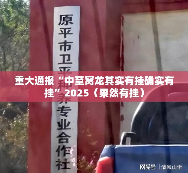 重大通报“中至窝龙其实有挂确实有挂”2025（果然有挂）