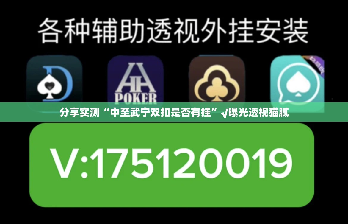 分享实测“中至武宁双扣是否有挂”√曝光透视猫腻