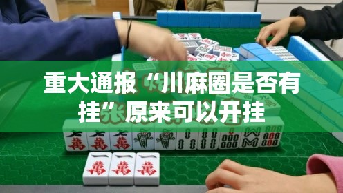 重大通报“川麻圈是否有挂”原来可以开挂