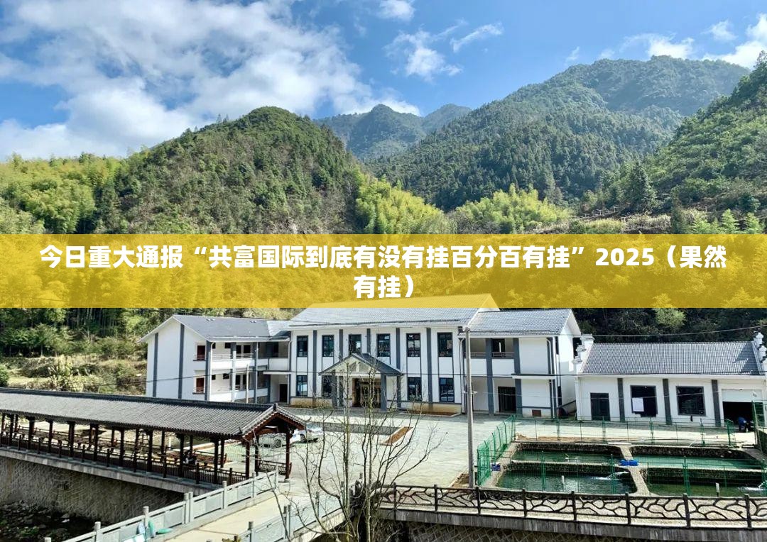 今日重大通报“共富国际到底有没有挂百分百有挂”2025（果然有挂）