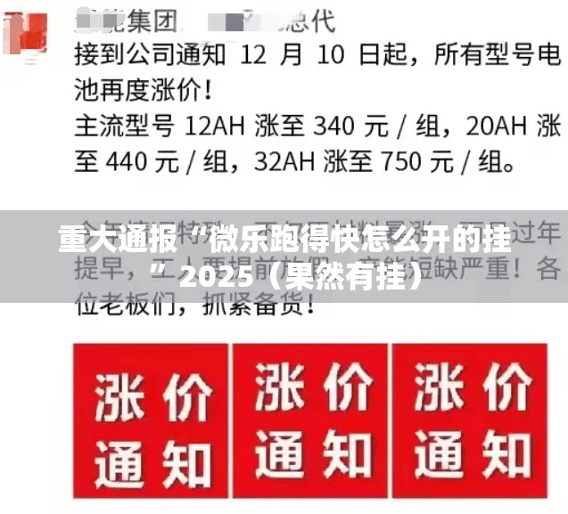 重大通报“微乐跑得快怎么开的挂”2025（果然有挂）