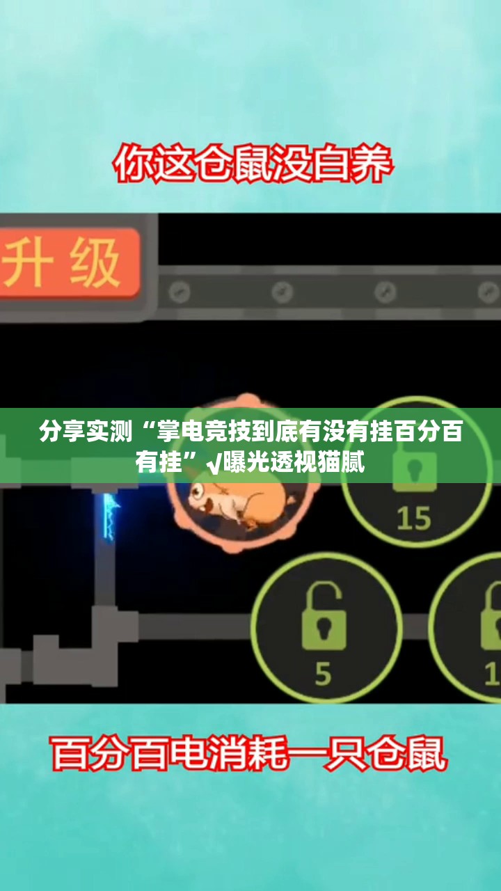 分享实测“掌电竞技到底有没有挂百分百有挂”√曝光透视猫腻
