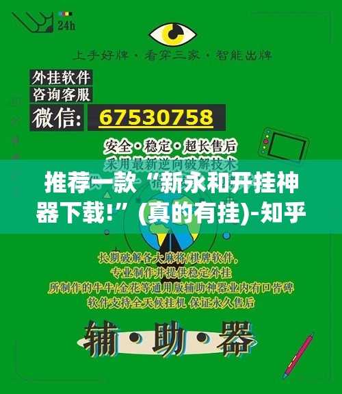 推荐一款“新永和开挂神器下载!”(真的有挂)-知乎