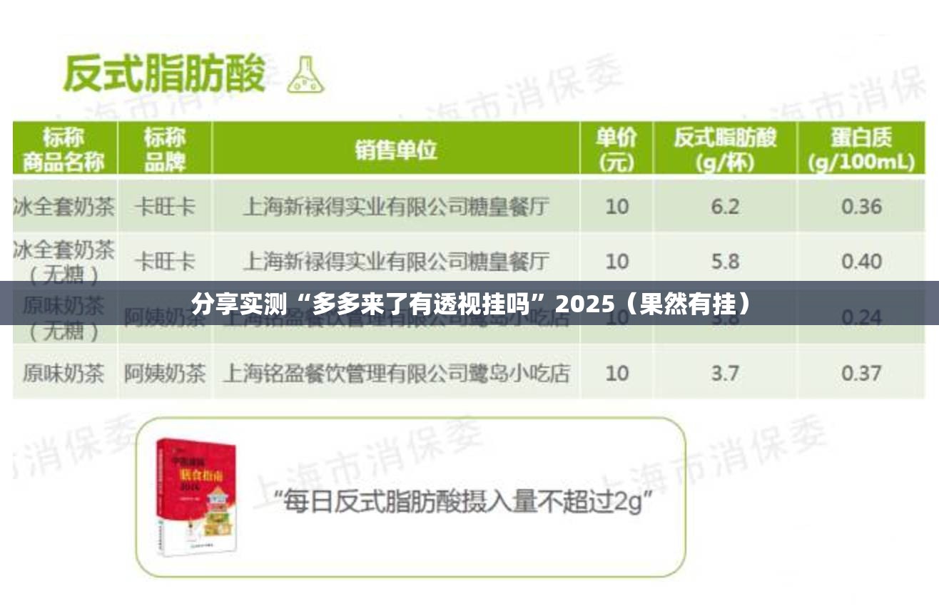 分享实测“多多来了有透视挂吗”2025（果然有挂）