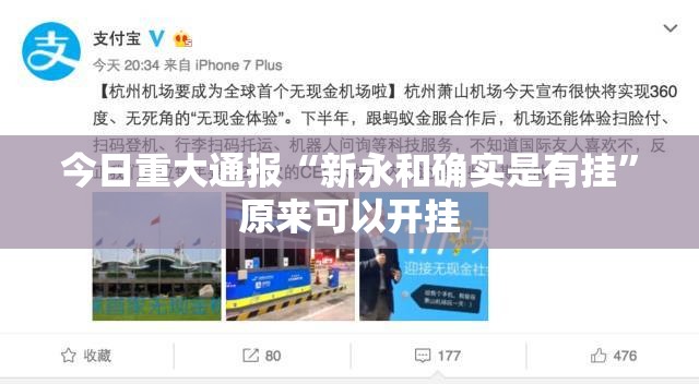 今日重大通报“新永和确实是有挂”原来可以开挂