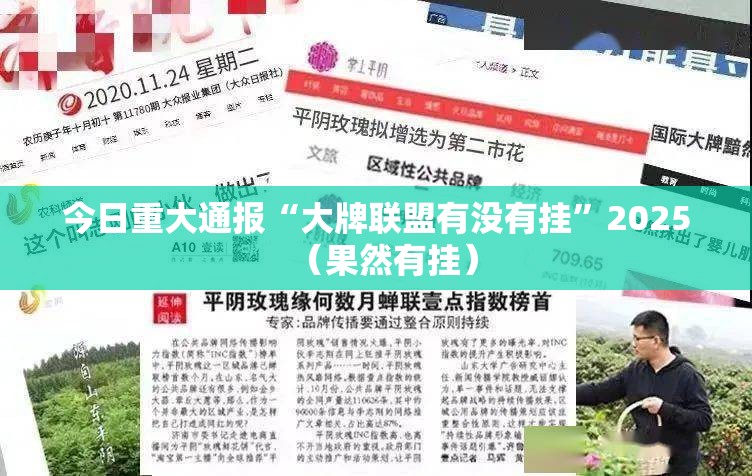 今日重大通报“大牌联盟有没有挂”2025（果然有挂）