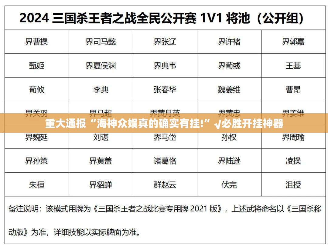 重大通报“海神众娱真的确实有挂!”√必胜开挂神器