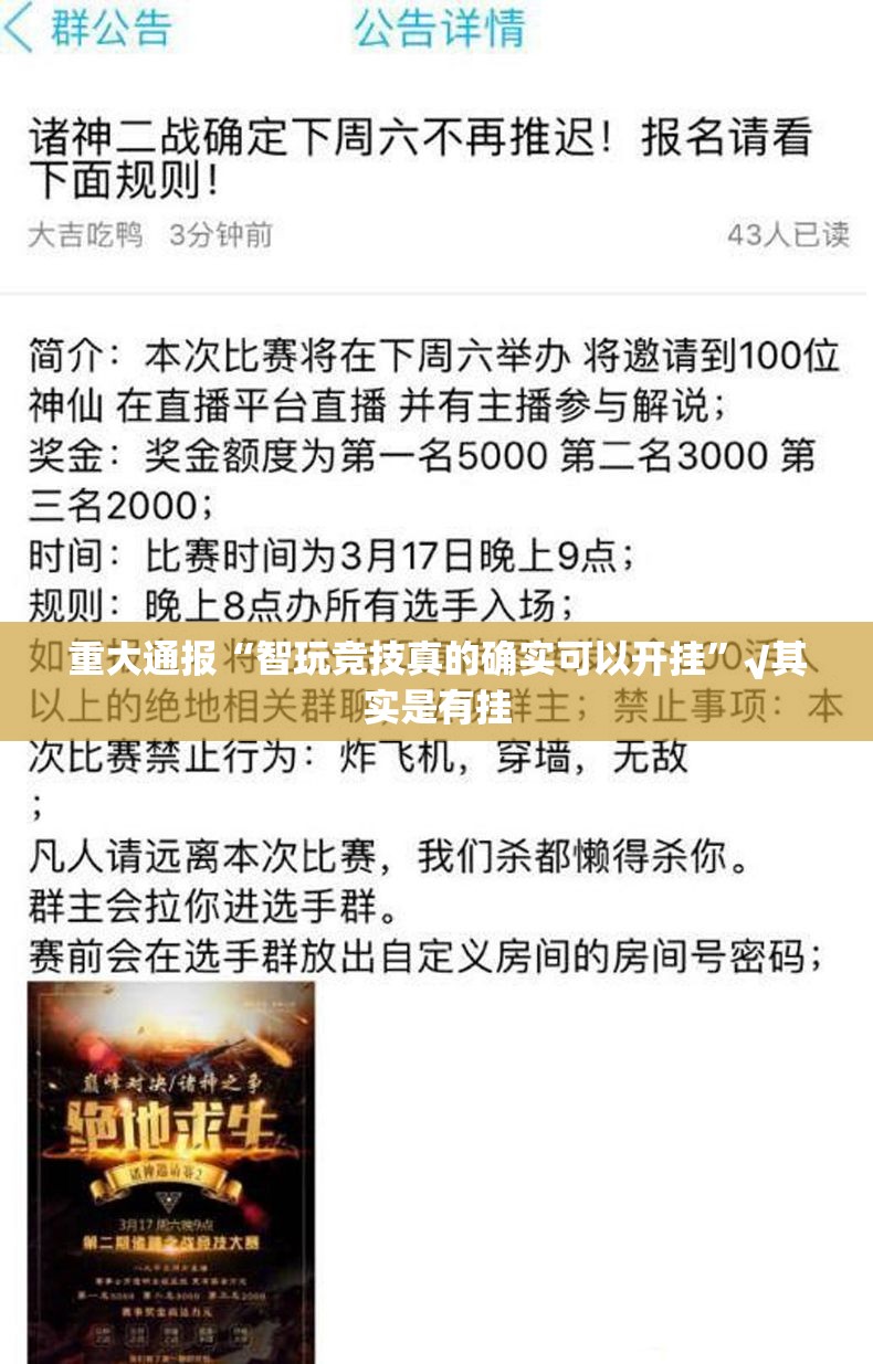 重大通报“智玩竞技真的确实可以开挂”√其实是有挂