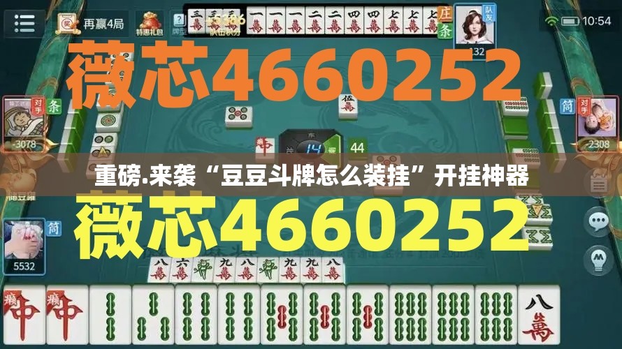 重磅.来袭“豆豆斗牌怎么装挂”开挂神器