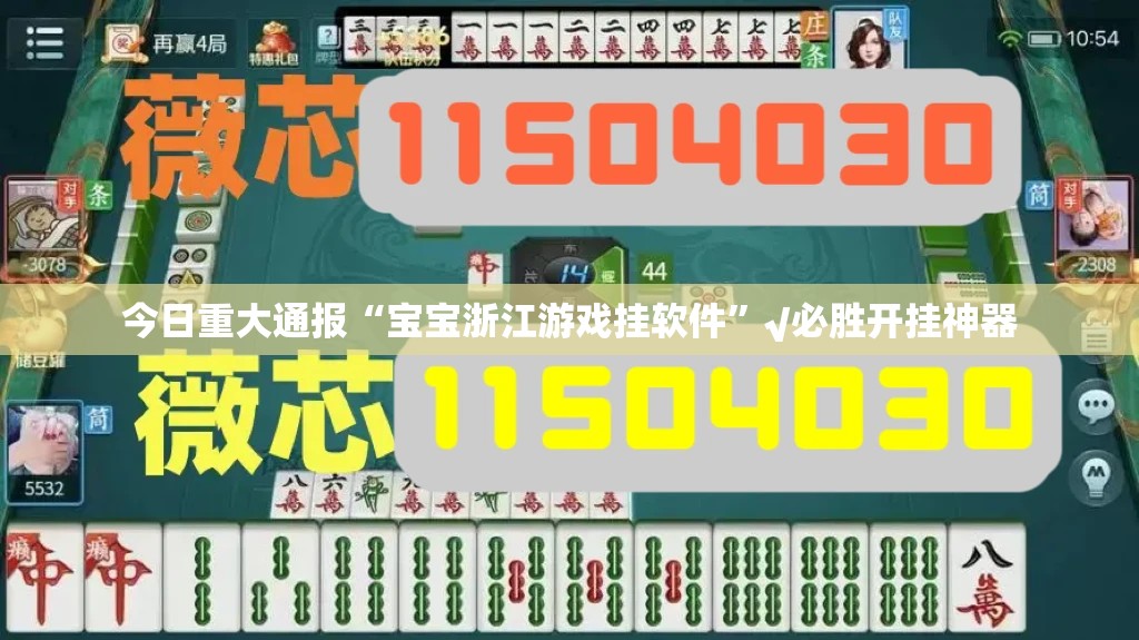 今日重大通报“宝宝浙江游戏挂软件”√必胜开挂神器