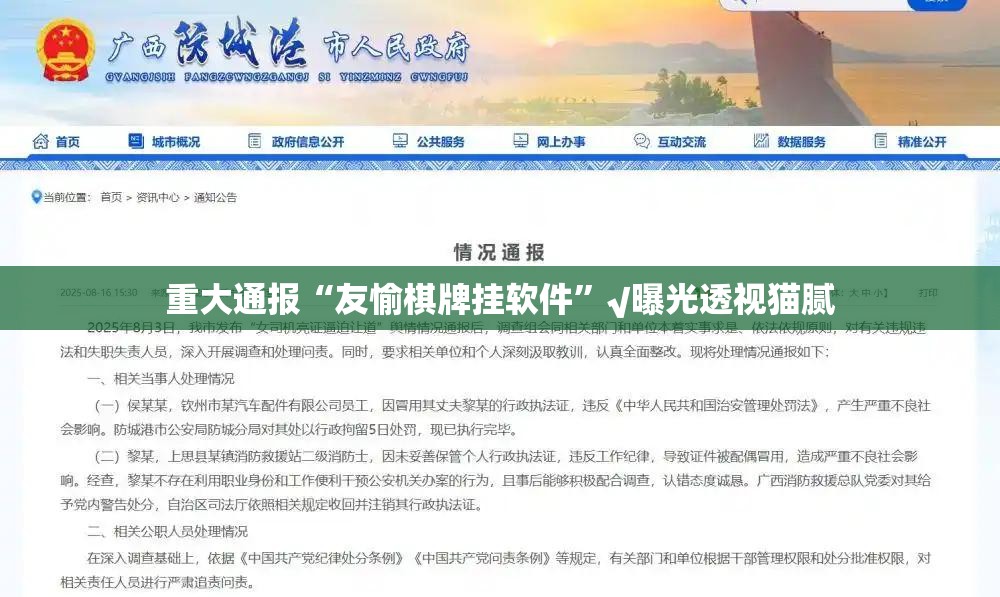 重大通报“友愉棋牌挂软件”√曝光透视猫腻