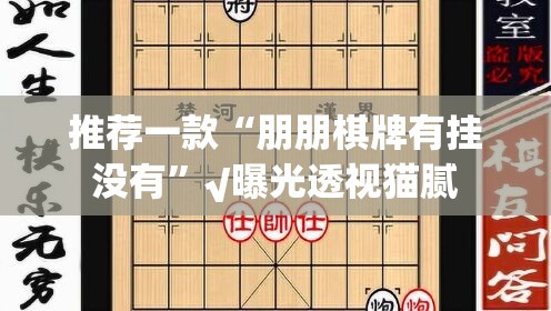推荐一款“朋朋棋牌有挂没有”√曝光透视猫腻