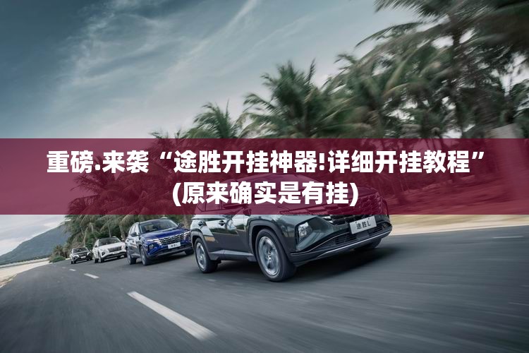 重磅.来袭“途胜开挂神器!详细开挂教程”(原来确实是有挂)