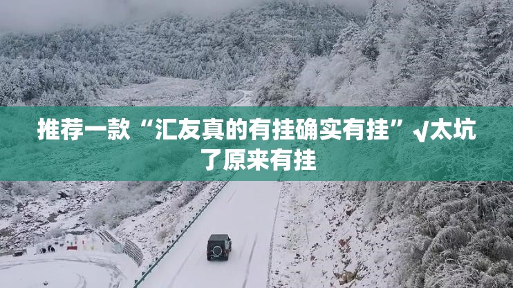 推荐一款“汇友真的有挂确实有挂”√太坑了原来有挂