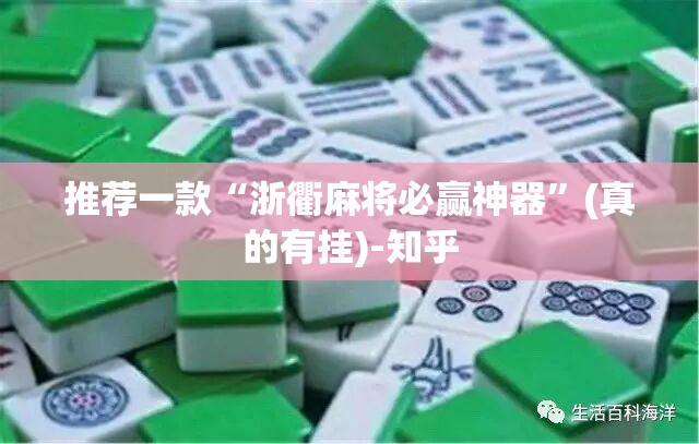 推荐一款“浙衢麻将必赢神器”(真的有挂)-知乎