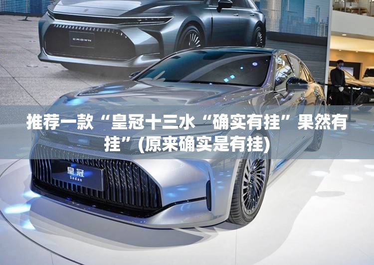 推荐一款“皇冠十三水“确实有挂”果然有挂”(原来确实是有挂)