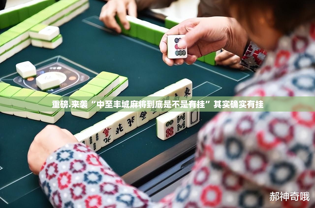 重磅.来袭“中至丰城麻将到底是不是有挂”其实确实有挂