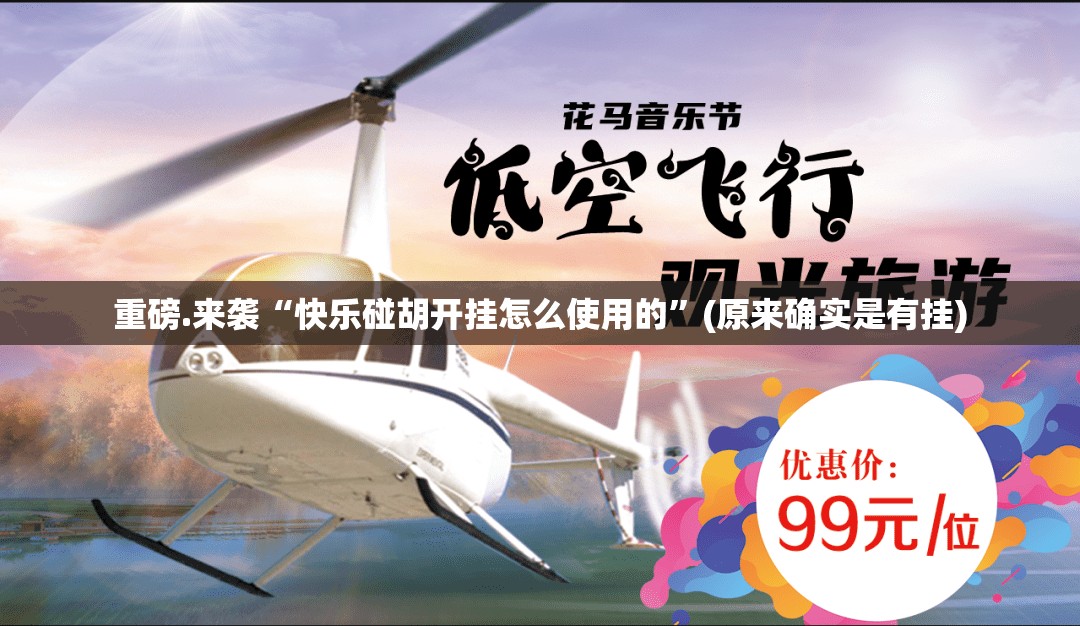 重磅.来袭“快乐碰胡开挂怎么使用的”(原来确实是有挂)