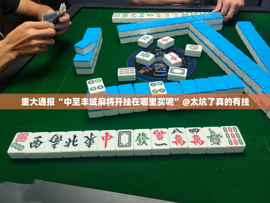 重大通报“中至丰城麻将开挂在哪里买呢”@太坑了真的有挂