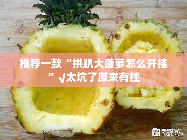 推荐一款“拱趴大菠萝怎么开挂”√太坑了原来有挂